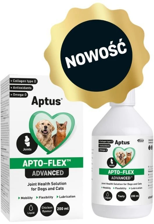 Atsarginis maistas - Aptus Apto-flex Advanced kolagenas šunims ir katėms 200ml