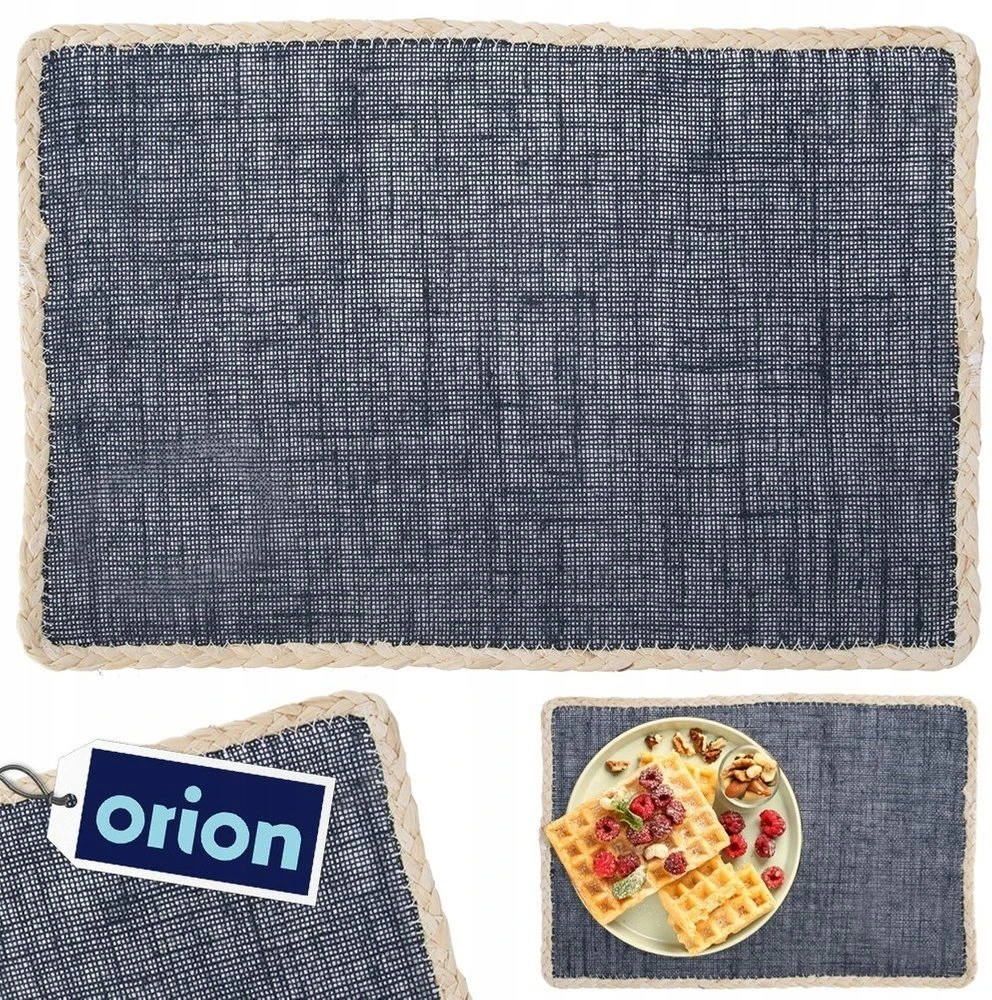 Orion Tafelonderzetter 45x30 cm - Mėlynas poliesteris