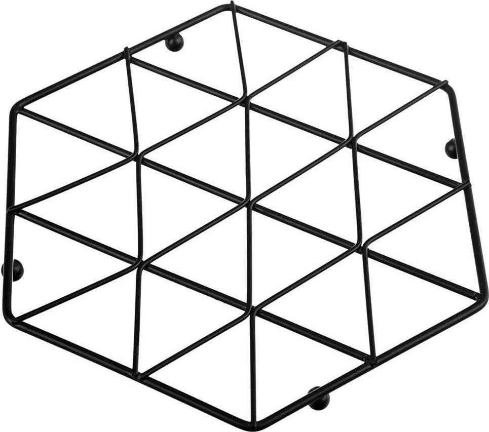 Orion Metalinis padėkliukas puodui 22,5 cm juodas