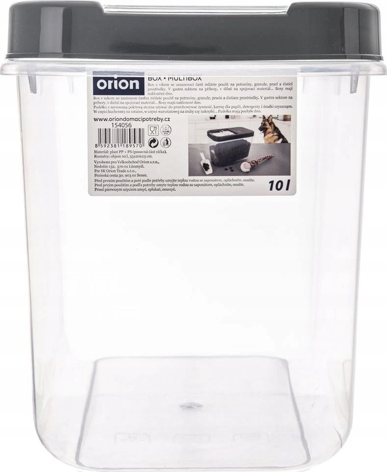 Orion Sandėliavimo dėžė 10 l Pilka