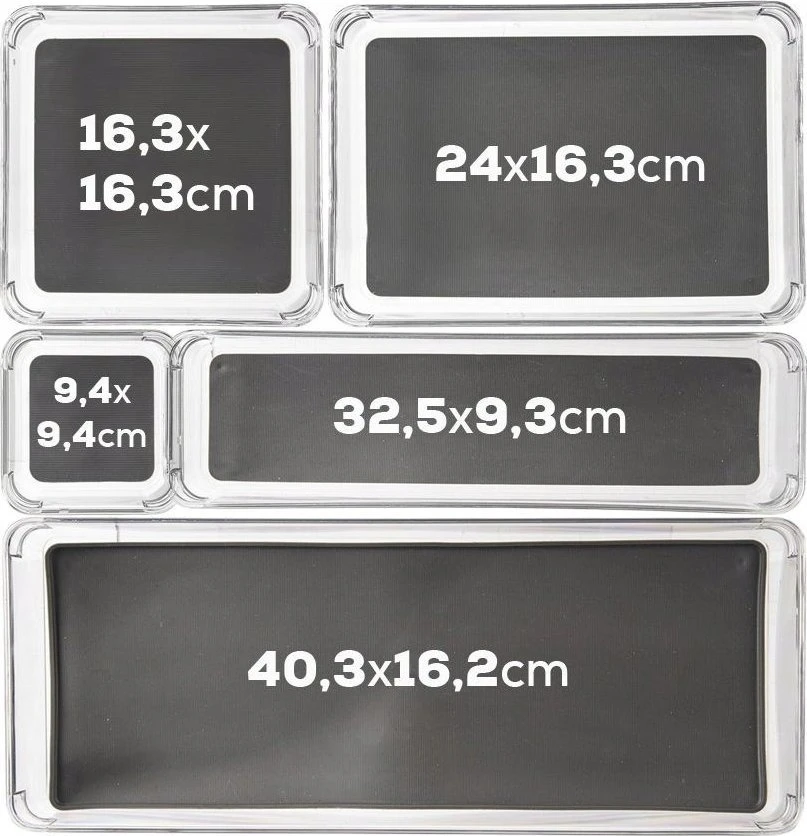 Orion Sandėliavimo dėžė Pilkas 40x16x4,5 cm