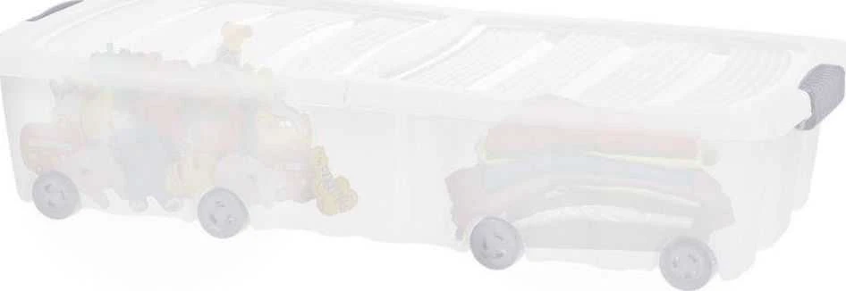 Orion Dėžutė po lova ant ratukų, žema, XL, 32 l, 79x37,5x17 cm