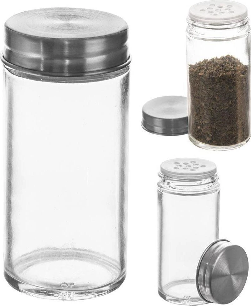 Orion Prieskonių indelis Stiklinis 100 ml su sieteliu