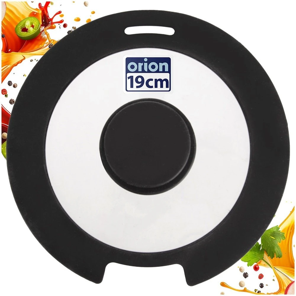 Orion Stiklinė dangtis GRANDE COMBI 19 cm su silikoniniu kraštu