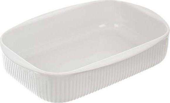 Bestway Karščiui atsparus indas porcelianinė balta 24x17x5 cm, 1 l