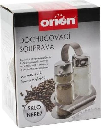 Orion Druskinė ir pipirinė 3 vnt. su stovu