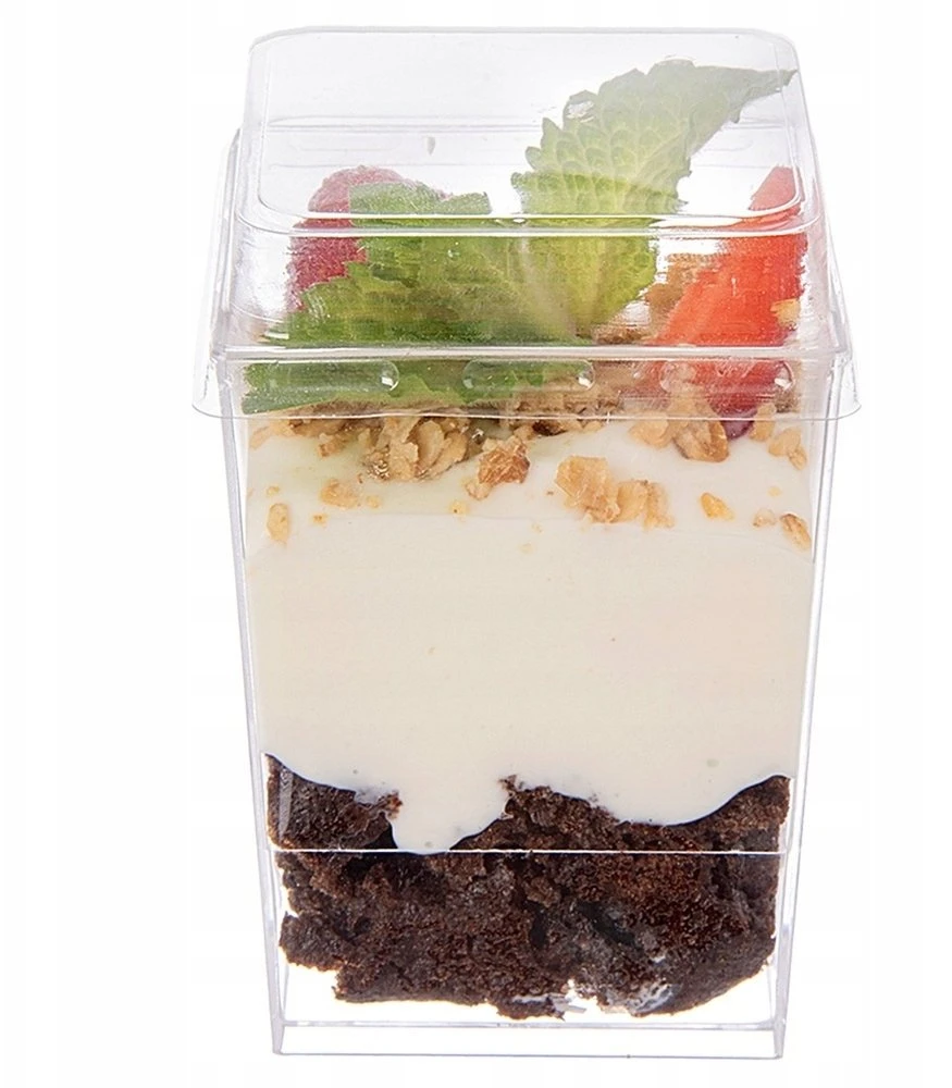Orion Desertų puodeliai 160 ml, 4 vnt. su dangteliais