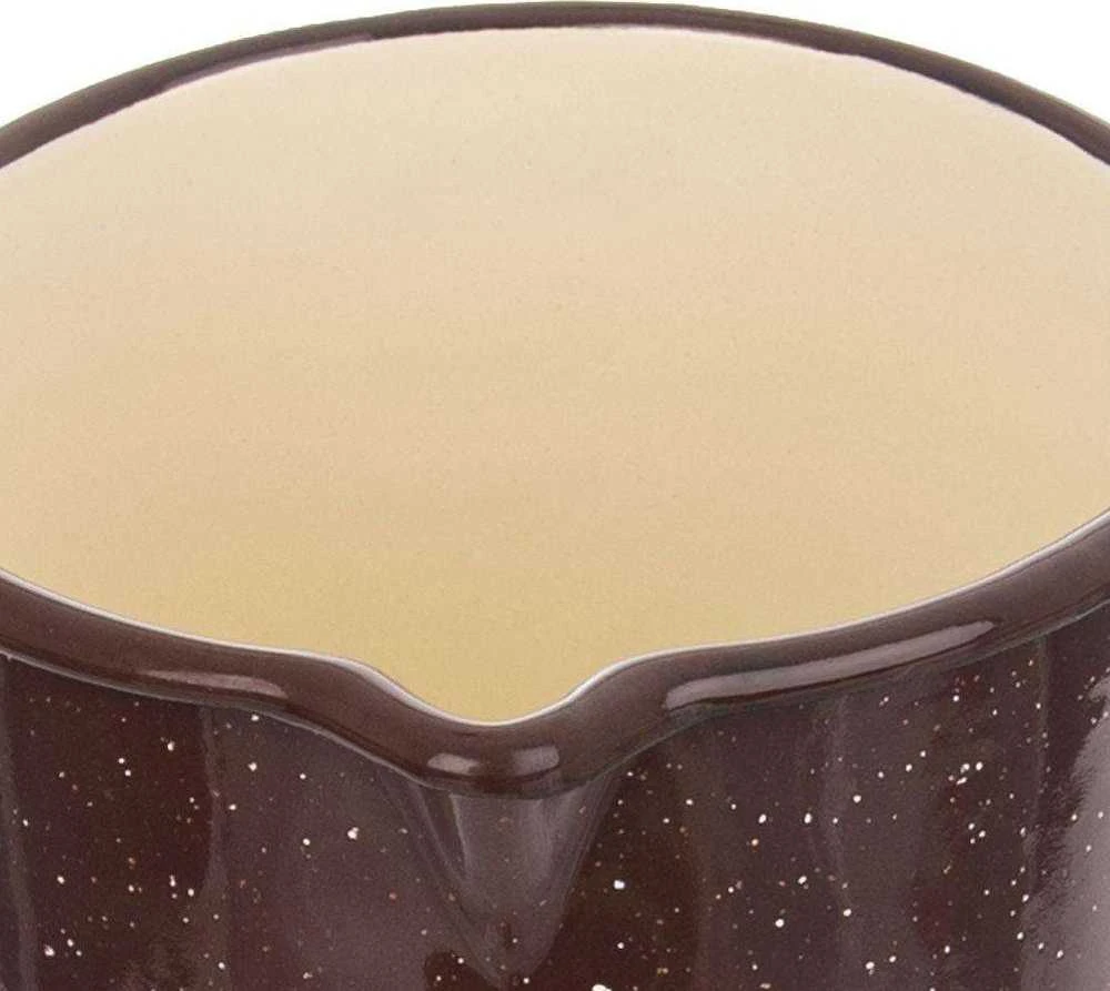 Orion Emaliuotas puodas 1,2 l 12 cm rudas