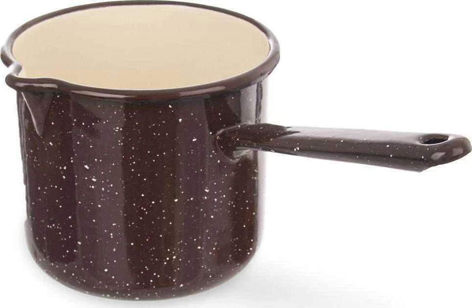 Orion Emaliuotas puodas 1,2 l 12 cm rudas