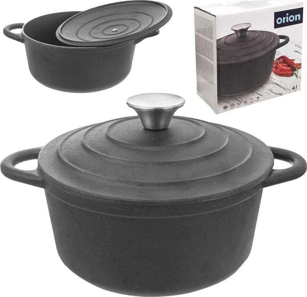 Orion Puodas ketus su dangčiu LITINA 23 cm, 4 l