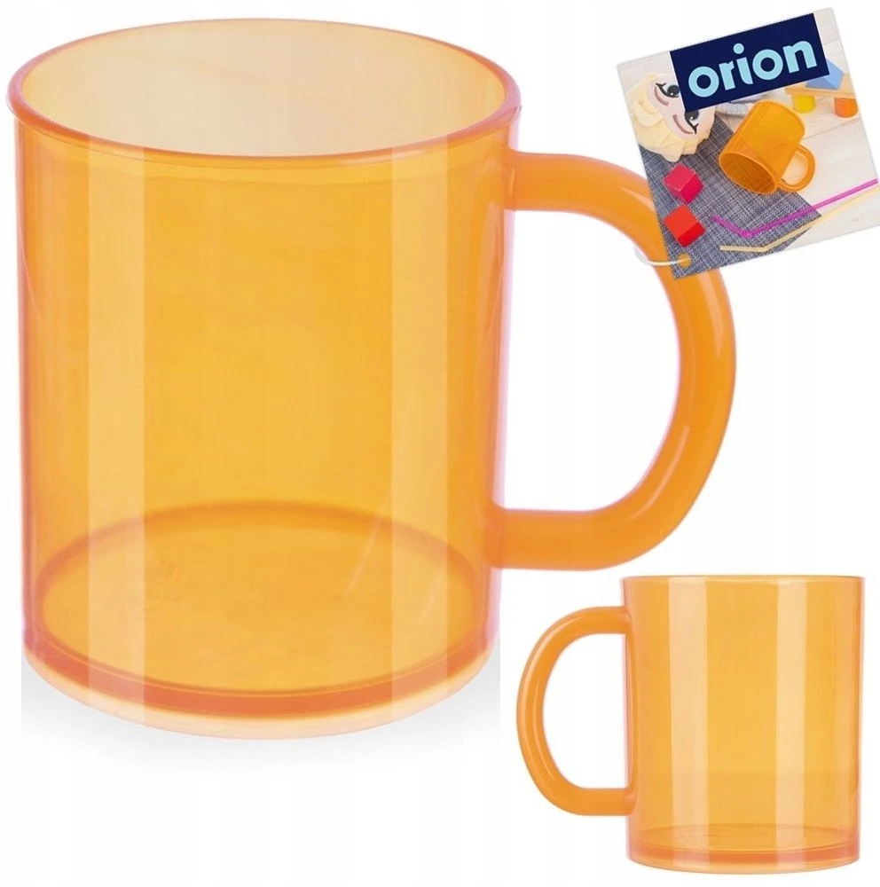 Orion vaikiškas puodelis 270 ml mėlynas su rankena