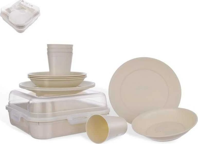 Orion pikniko indų rinkinys 13 vnt. plastikinis, atsparus maistui