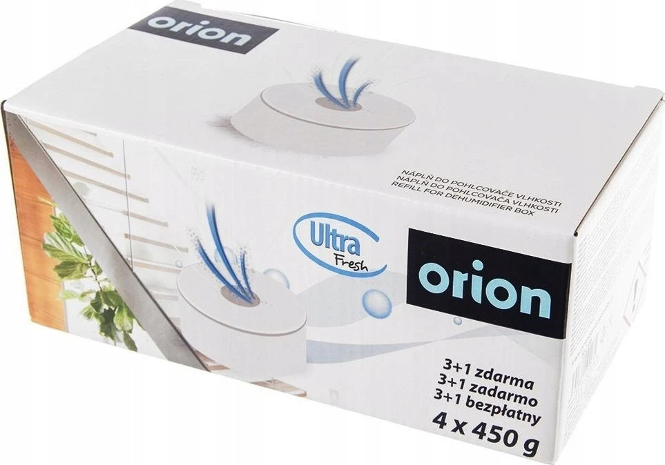 Sausintuvas Orion Drėgmės sugėriklis tabletės ULTRA FRESH 4x450 g