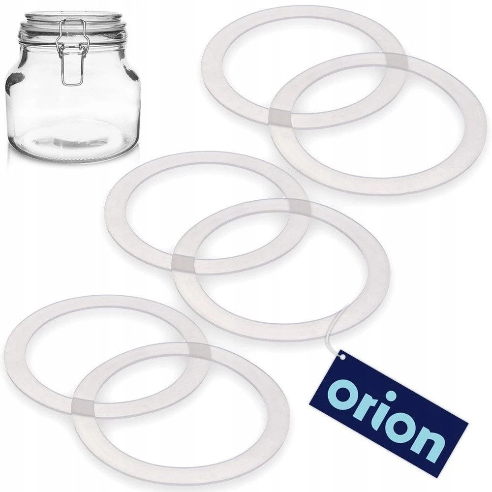 Orion Sandėliavimo priedai Pakeičiamos 11 cm silikono sandarinimo žiedai 6 vnt.