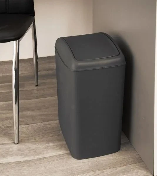 Orion Plastikinis šiukšliadėžė 20 l - Tamsiai pilkas - Patogus naudojimas