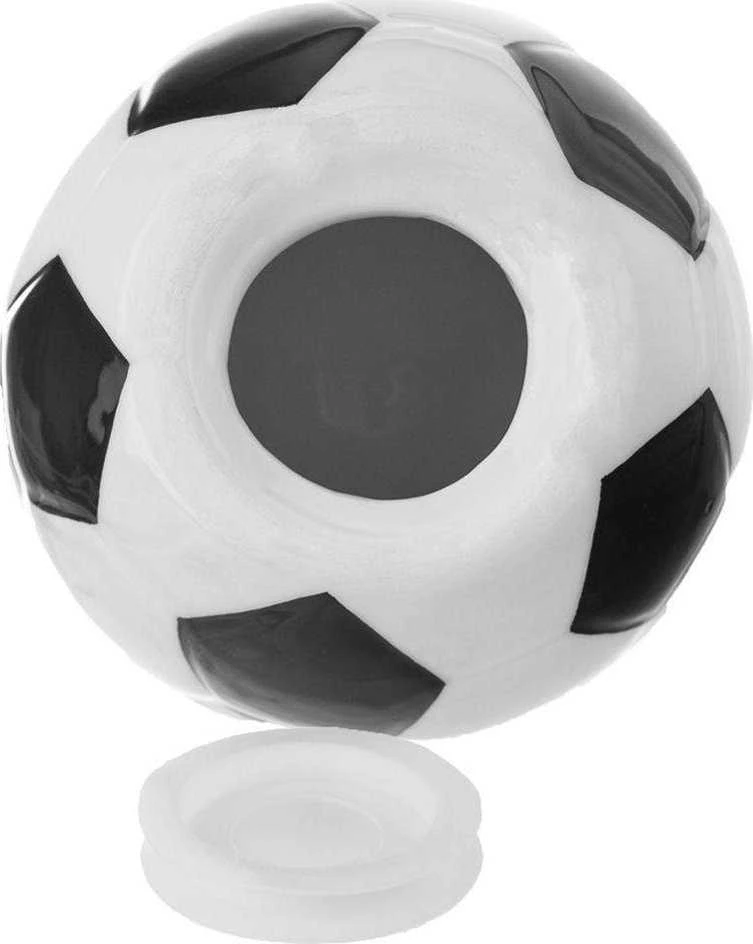 Orion keramikinė taupyklė futbolo formos 10 cm balta/juoda