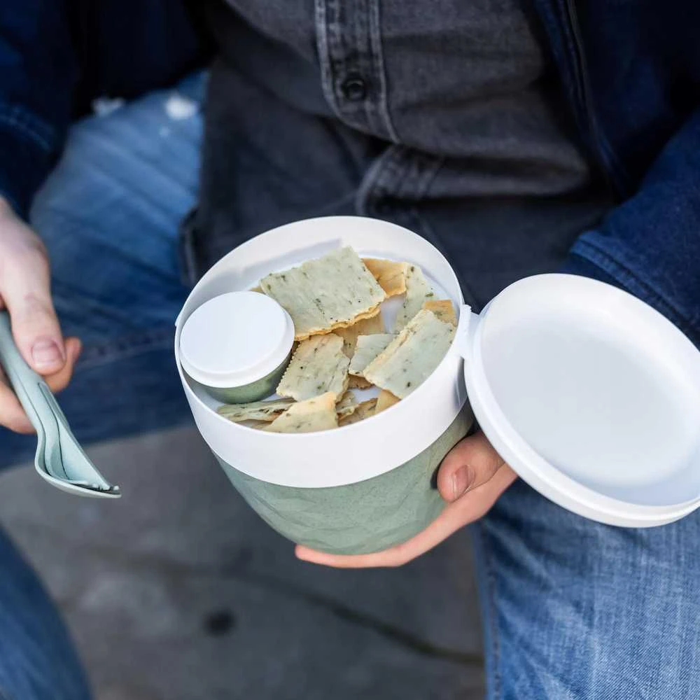 Orion Pusryčiai, indelis salotoms ir užpilui BENTOBOX L, 3 vnt., KOZIOL