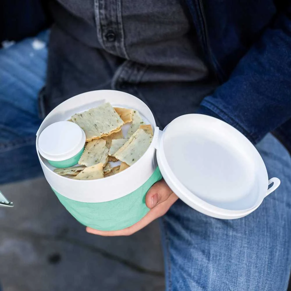 Orion Pusryčiai, indelis salotoms ir užpilui BENTOBOX L, 3 vnt., KOZIOL