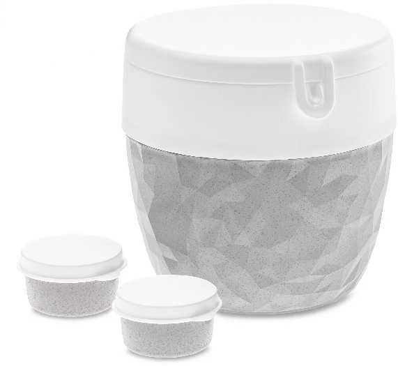 Orion Pusryčiai, indelis salotoms ir užpilui BENTOBOX L, 3 vnt., KOZIOL