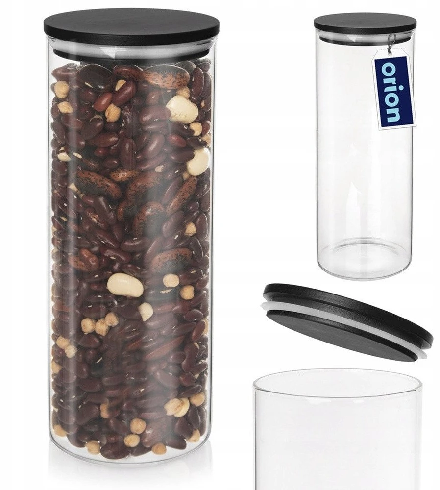 Orion Maisto sandėliavimo indas 1,2 l su silikoniniu sandarikliu