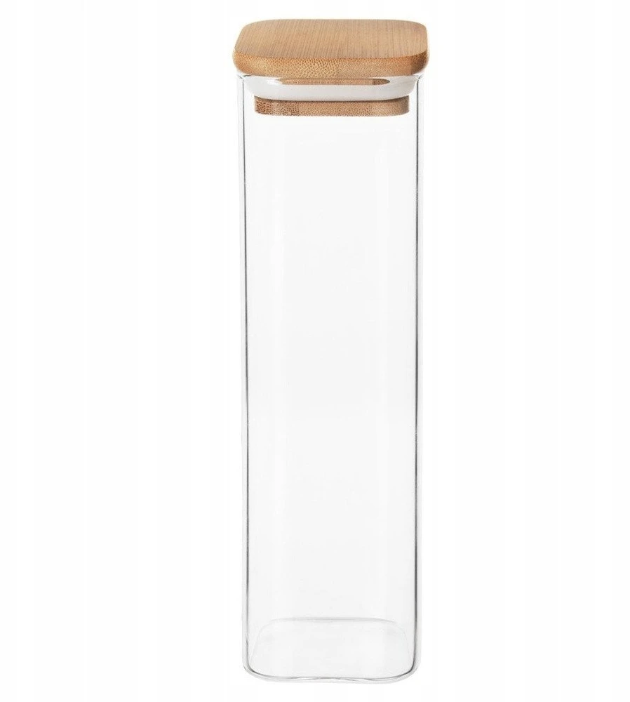 Orion Stiklinė maisto talpa 600 ml - Maisto containeris - Kvadratinis dizainas