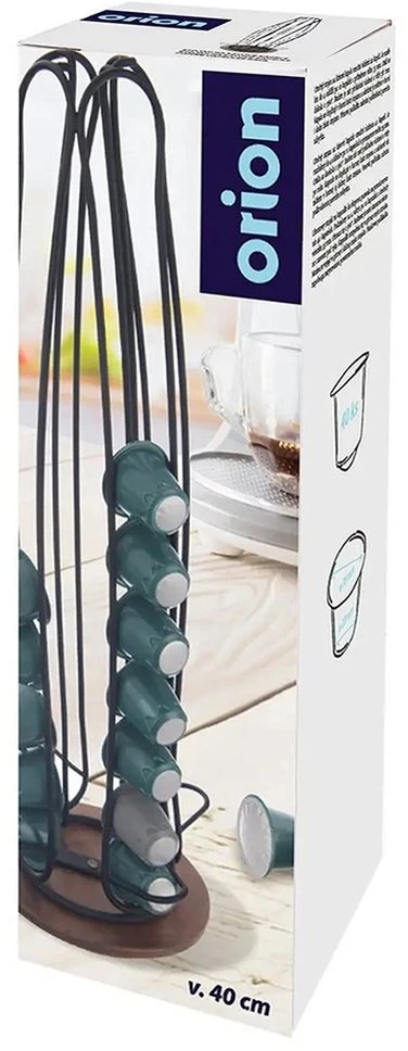 Orion Kavos kapsulių laikiklis RADKA 40 cm, juodas metalas