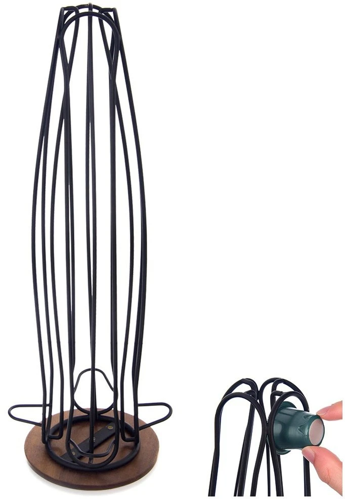 Orion Kavos kapsulių laikiklis RADKA 40 cm, juodas metalas