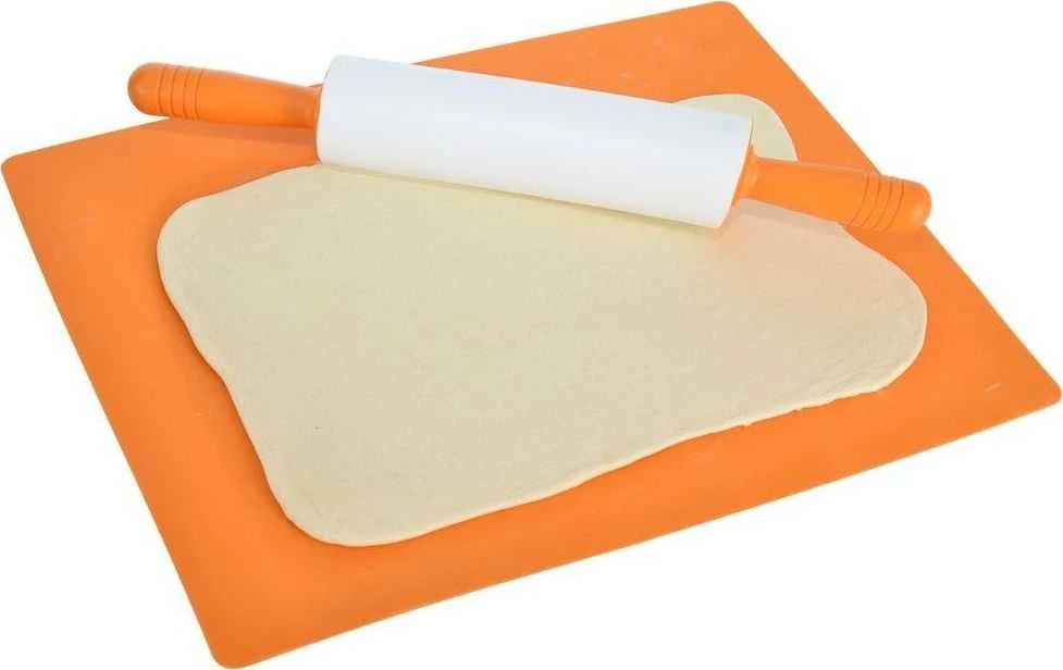 Orion Silikoninis kilimėlis tešlai 40x30 cm Oranžinis