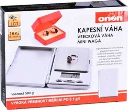 Virtuvinės svarstyklės Orion Juvelyrinės svarstyklės 0,5kg, skaitmeninis ekranas