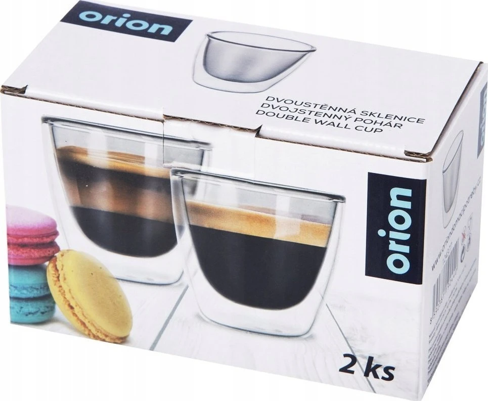 Orion TermoStiklinės Espresso 90 ml - 2 vnt.