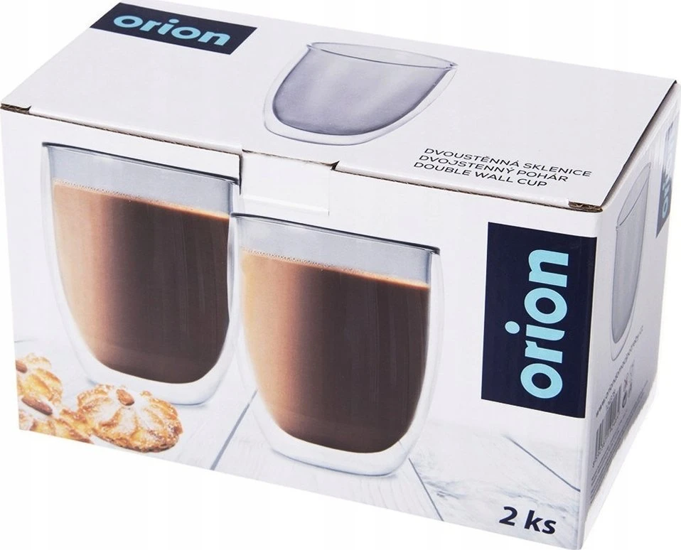 Orion Karšto ir Šalto Gėrimo Puodeliai DOUBLE 370 ml 2 vnt.