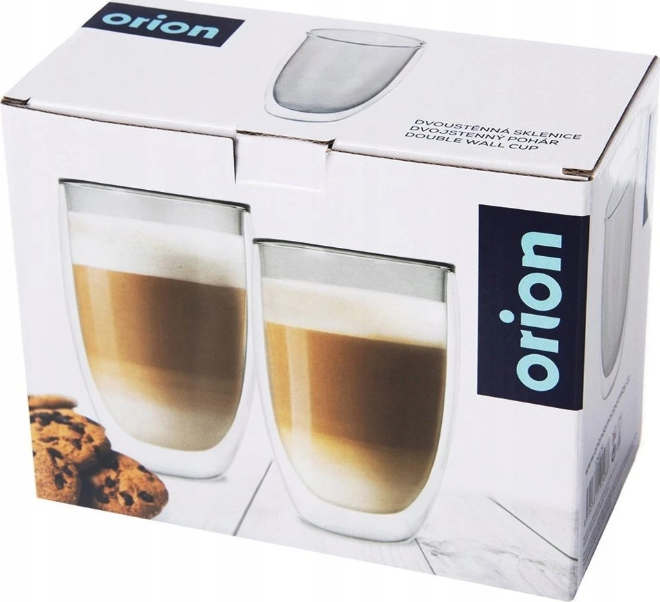 Orion Dvigubos sienelės taurės 460 ml, 2 vnt.