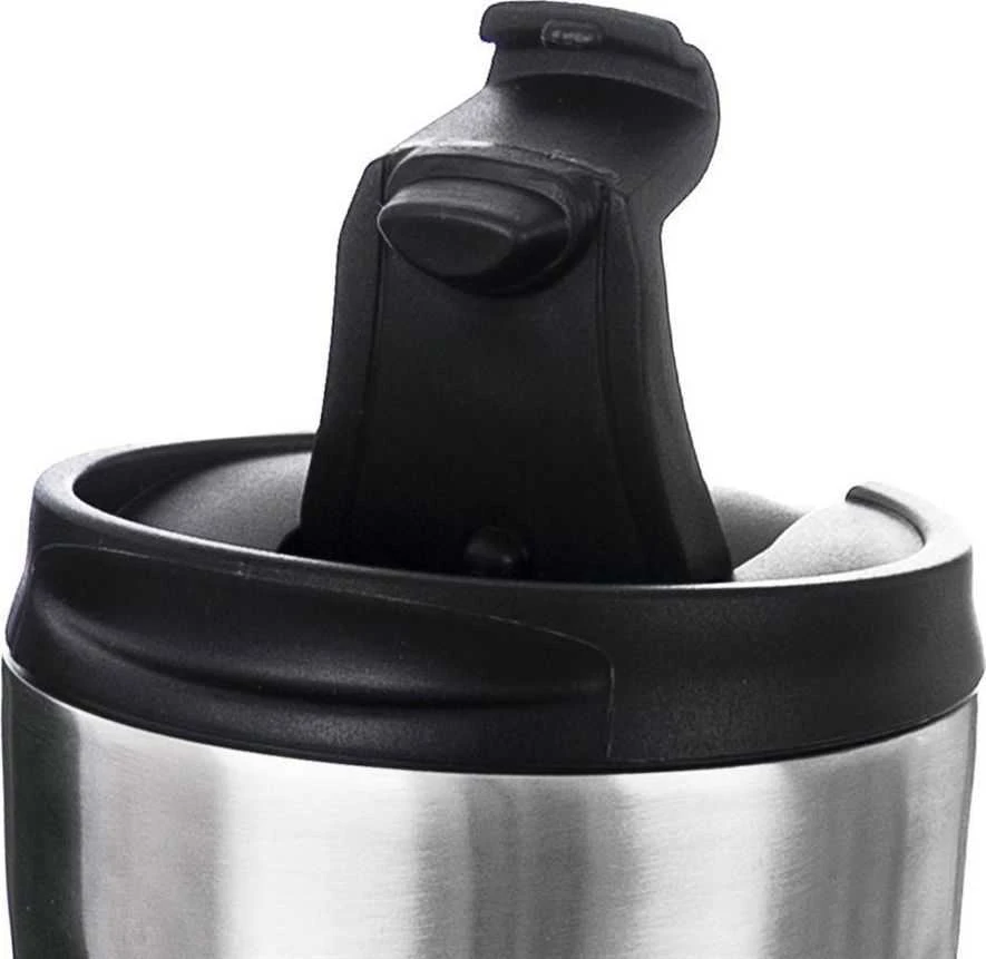 Orion Termo puodelis plienas 430 ml - vakuuminė izoliacija, atsparus išliejimui
