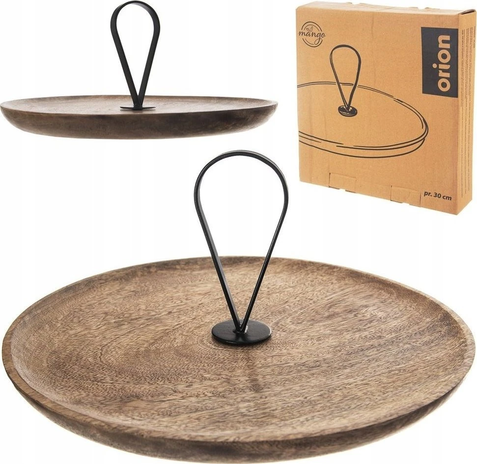Orion Medinė lėkštė MANGO 30,5 cm