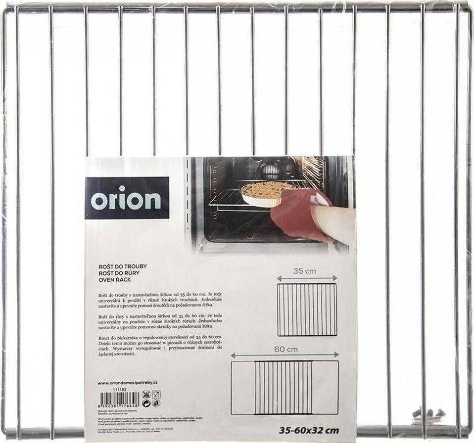 Orion Reguliuojamos orkaitės grotelės metalinas 35/60x32 cm