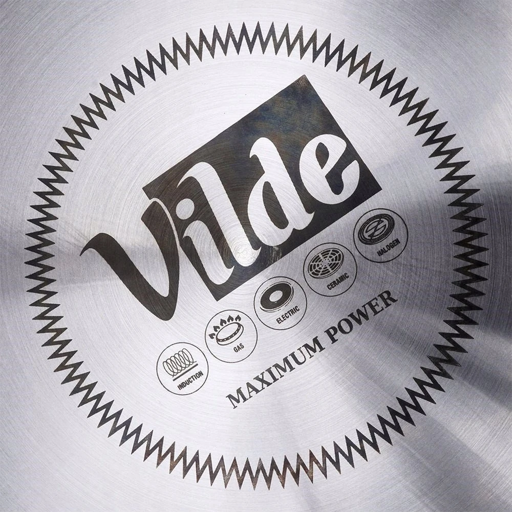Orion Vilde Virdulys su gwizdkiem plieno juoda su termometrem 3 l
