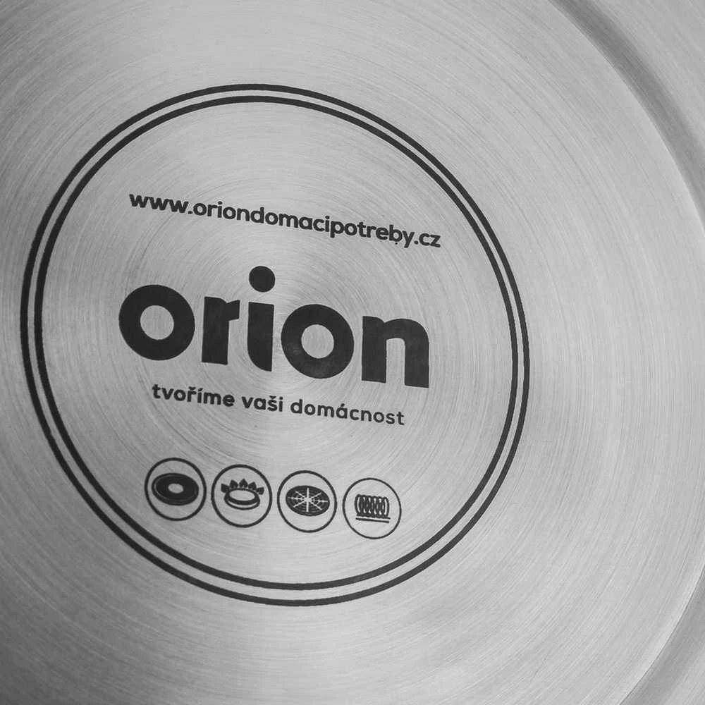 Orion Virdulys su švilpuku 1,5 L plieno juodas
