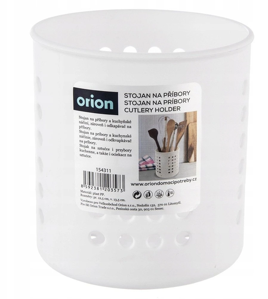 Orion Virtuvės reikmenų stovai Balti 12.5 cm x 13 cm