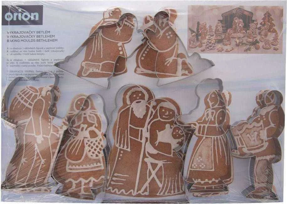 Orion Kalėdų sausainių formelės 12 cm 7 vnt.