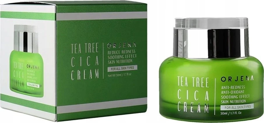 Orjena raminamasis veido kremas su azijinės centelės ekstraktu, 50 ml