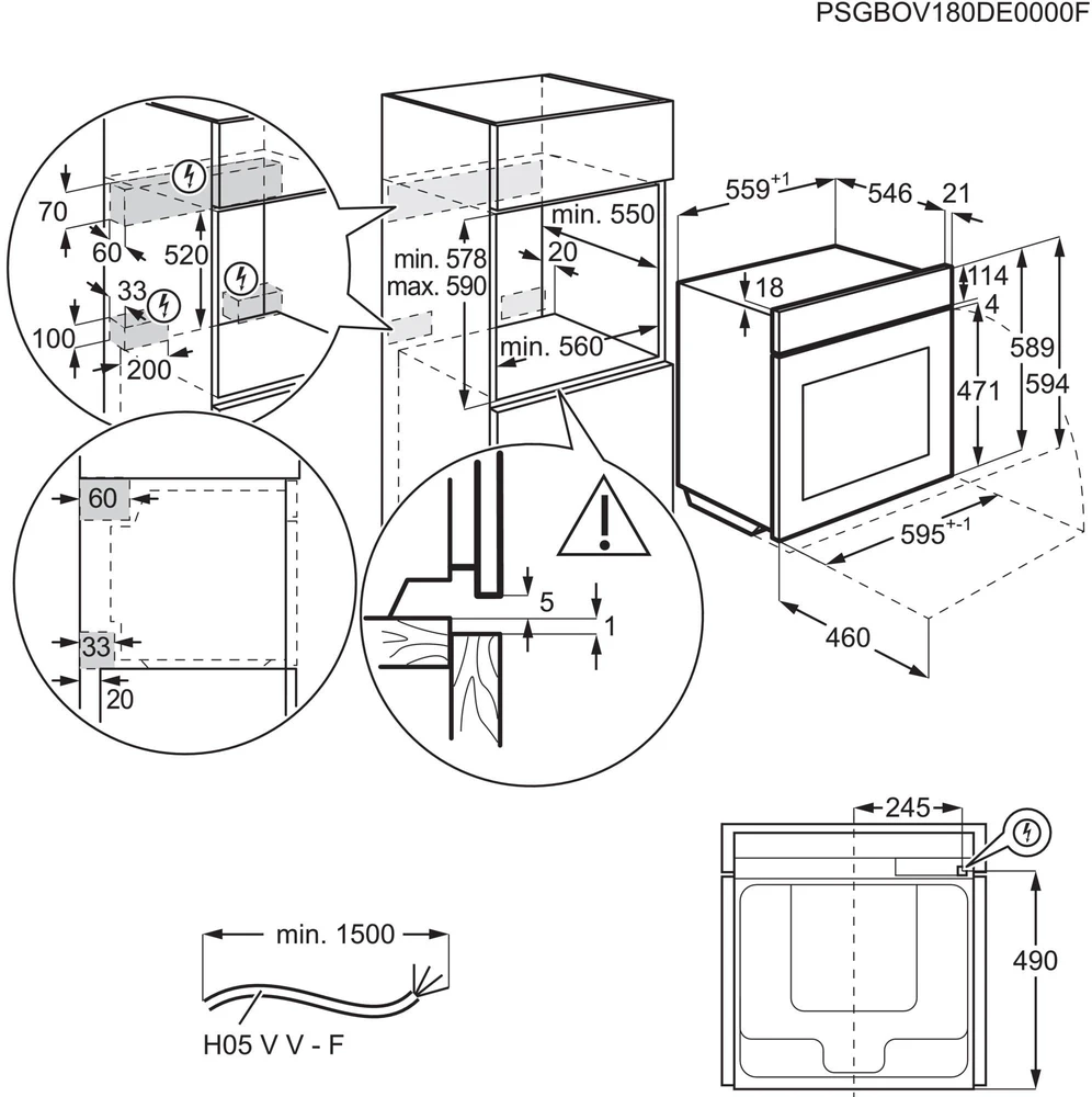 Orkaitė AEG TP8SB731AT