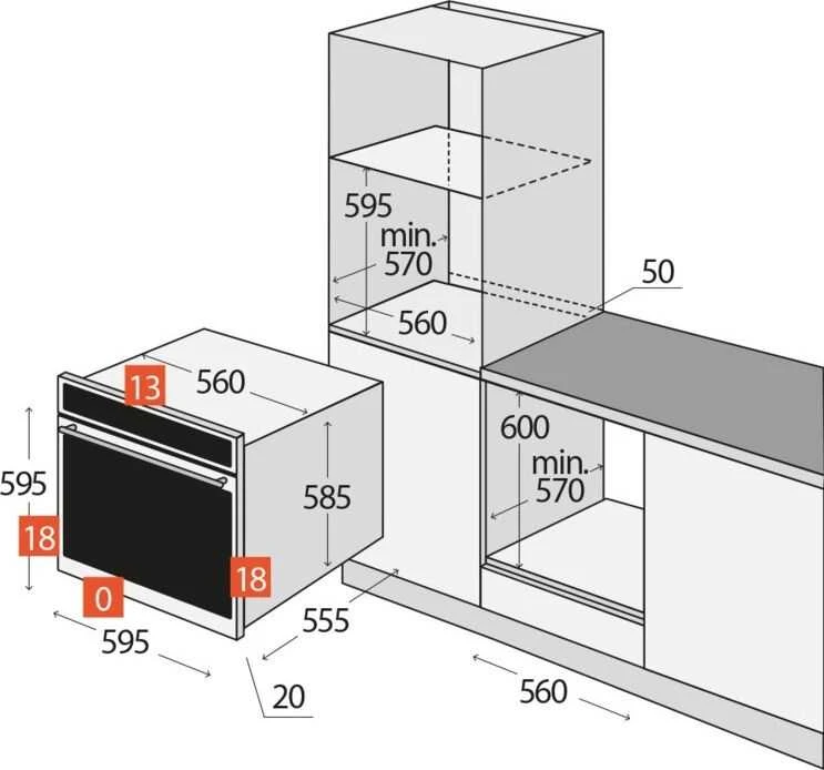 orkaitė Concept Solution ETV5560