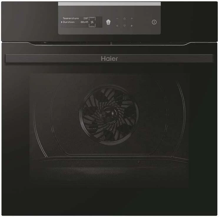 Orkaitė Haier Oven | HWO60SM2B9BH | 70 L | Electric | Pyrolytic/Hydrolytic | Touch | Height 59.5 cm | Plotis 59.5 cm | Juodas