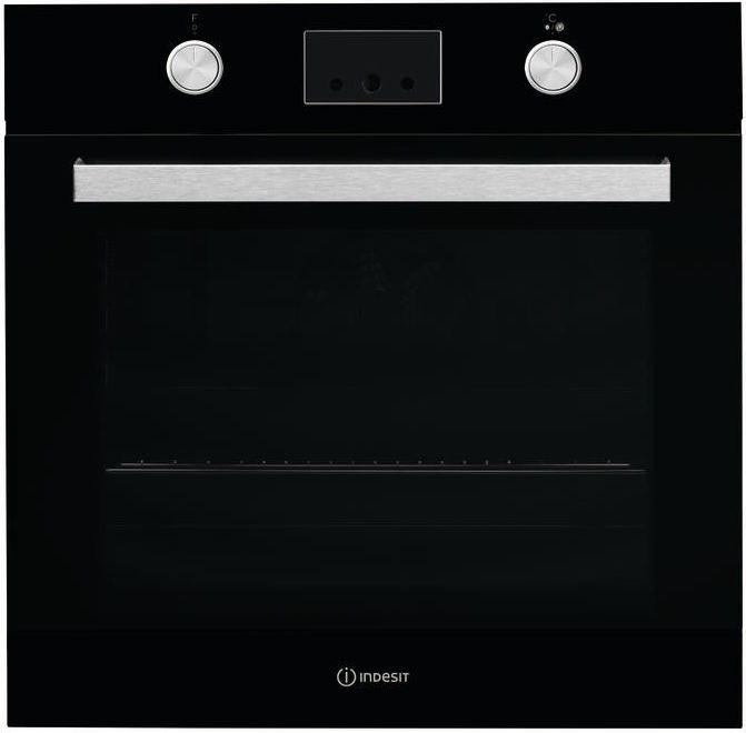 Indesit IFW 65Y0 J BL orkaitė Elektrinė orkaitė 66 L Juoda, Nerūdijančiojo  plieno A | Varle.lt