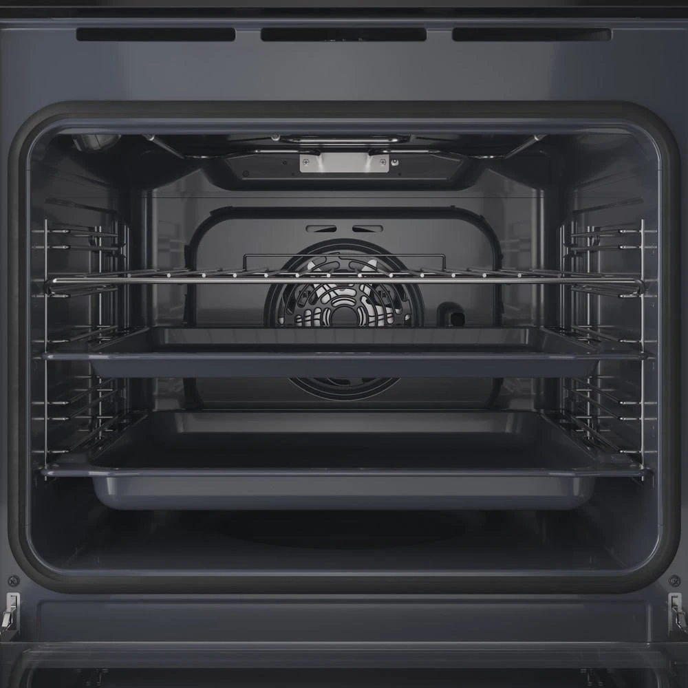 INDESIT orkaitė | IO K58HS B | 71 l | Elektrinė | Hidrolizinė | Elektroninė | Konvekcinė | Aukštis 59,5 cm | Plotis 59,5 cm | Juodas