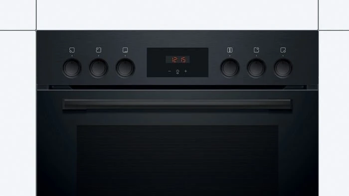 orkaitė su płytą Bosch HND211LB2 juoda Rinkinys su HEF113BB0 + NKN645GA2E
