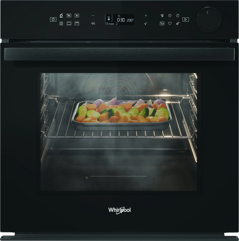 Juodos spalvos įmontuojama orkaitė su pirolize Whirlpool AKZ9S 8270 FB