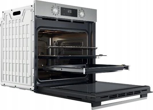 WHIRLPOOL orkaitė OMK58HU1X, plotis 60 cm, energijos klasė A+, nerūdijantis plienas