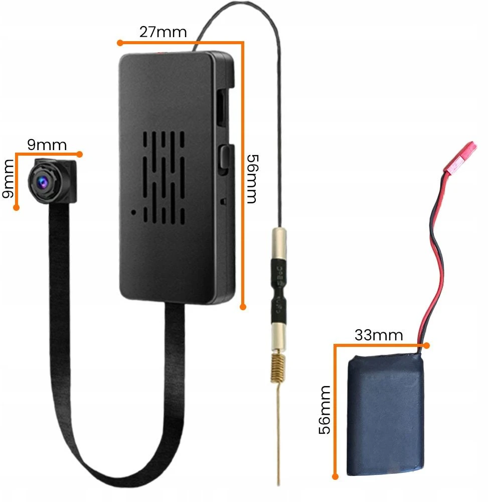 Slapta mini Wi-Fi kamera Orllo C2 Pro