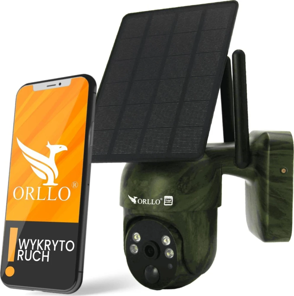„Orllo“ belaidė 4G LTE besisukanti IP kamera su saulės baterija ORLLO TZ1 MORO